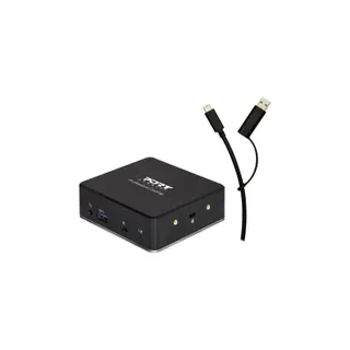 Hub PORT DESIGN double écrans 2X 2K USB-C 85W pour 7 pér