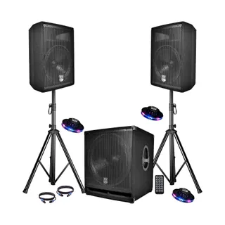 Pack sono BM SONIC BMS1812 USB/Bluetooth 2400W  Sub 18" + 2