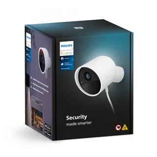 Caméra de surveillance PHILIPS HUE SECURE filaire blanche