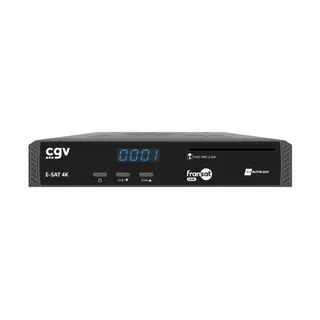 Décodeur satellite CGV FRANSAT E-SAT UHD 4K