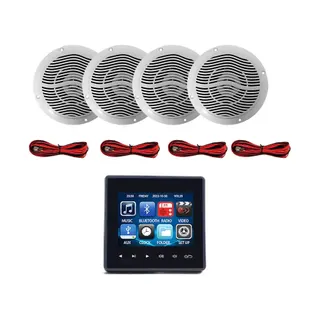 Enceinte encastrable EVIDENCE ACOUSTICS Amplificateur mural Bluetooth 4 x 25W TF