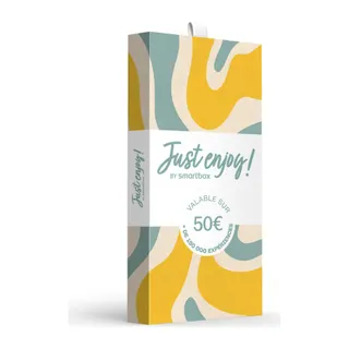 Coffret cadeau SMARTBOX Carte cadeau Just enjoy ! Évasion - 50 €