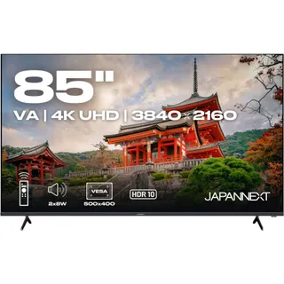 JAPANNEXT Ecran PC Grand Format 85" VA 4K