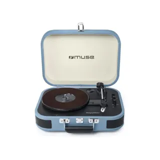 Platine vinyle MUSE Platine vinyle stéréo bleue clair 33/45/