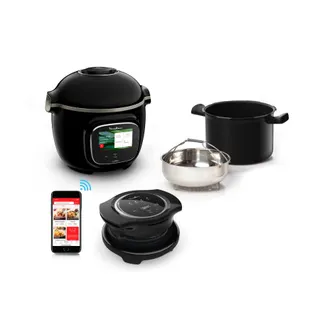 Cookeo MOULINEX YY5479FB noir Touch Wifi 6 L, 3 modes de cuisson + Extra Crisp