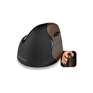 Souris sans fil EVOLUENT Verticale 4 Small pour droitier Marron