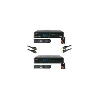 Décodeur satellite SERVIMAT Pack  2x Récepteurs Tv Satellite Full Hd