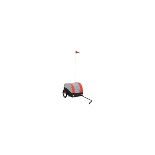 Remorque VIDAXL Fer 123 x 52 x 53 cm Orange