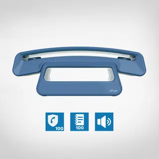Téléphone sans fil ALCATEL ePure Iconic Bleu