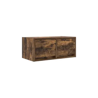 Meuble TV HELLOSHOP26 Meuble TV mural contemporain design peu