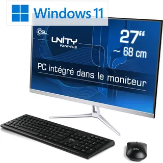 Ordinateur tout-en-un CSL-COMPUTER Unity F27W-ALS/2000Go/16Go/Win11Pro