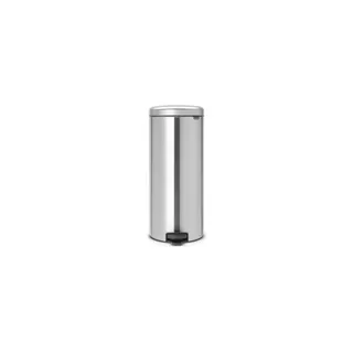 Poubelle de cuisine manuelle BRABANTIA à pédale NewIcon 30L Malt Sleel