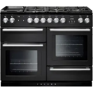 Piano de cuisson mixte FALCON NEXUS 110 CHARBON Mat satiné CHROME
