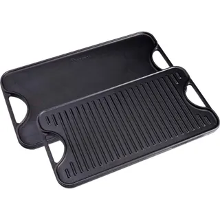 Plancha VICTORIA COOKWARE à Griller Réversible 50x35cm, pour Feu