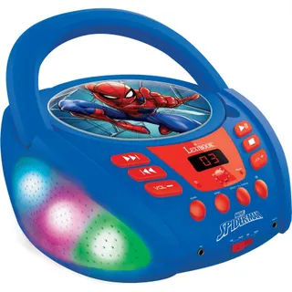 Lecteur CD LEXIBOOK Bluetooth Spiderman avec effets lumineux