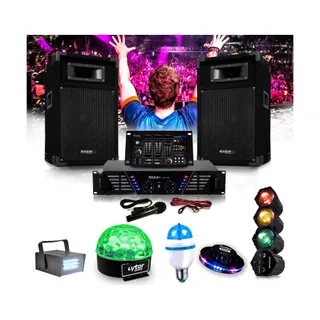 Pack sono IBIZA DJ-300 Kit de sonorisation DISCO 4