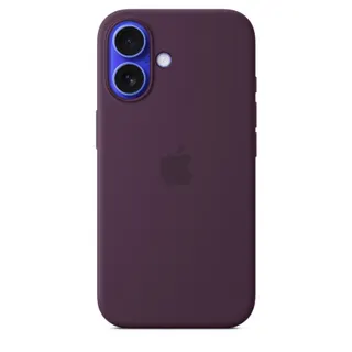 Coque APPLE iPhone 16 MagSafe Prune silicone Reconditionné