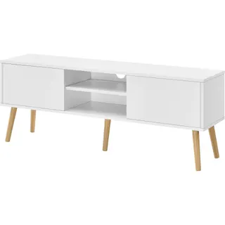 Meuble TV HELLOSHOP26 Meuble tv design support télé banc PVC 1