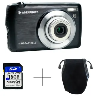 Appareil photo Compact AGFAPHOTO DC8200 Noir Pack Etui + Carte SD 16GB