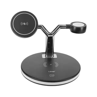 Chargeur induction LINQ Station de charge 3 en 1 pour iPhon