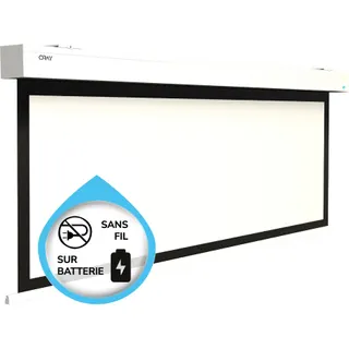 Ecran de projection ORAY ESQUAR 108x192 sur Batterie
