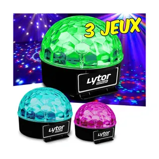 Jeu de lumières LYTOR Jeux de lumière Pack Boules ASTRO 6 LED