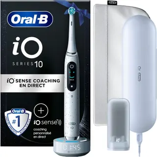 Brosse à dents électrique ORAL-B IO 10 Blanche edition cadeau
