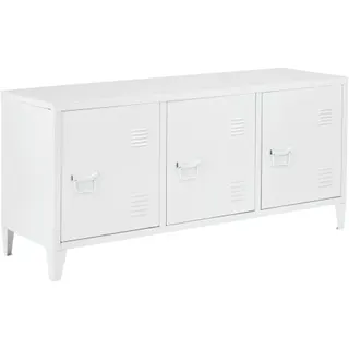 Meuble TV HELLOSHOP26 Meuble TV à 3 portes 58 x 113 x 40 cm bl