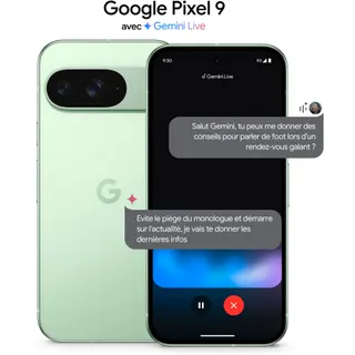 Smartphone GOOGLE Pixel 9 Vert Amande 128Go Reconditionné