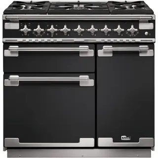 Piano de cuisson gaz FALCON ELISE 90 CHARBON Mat satiné NICKEL
