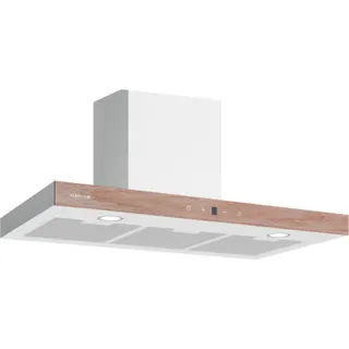 Hotte décorative murale KLARSTEIN ZenFusion T 90cm 882m³/h A++ 210W Blanc Reconditionné