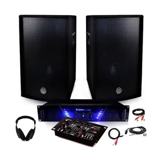 Pack sono IBIZA Pack Sono Ampli AMP-300 + HP BMS-12 de 2