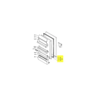 Porte ZANUSSI PORTE REFRIGERATEUR + JOINT MAGNETIQUE P