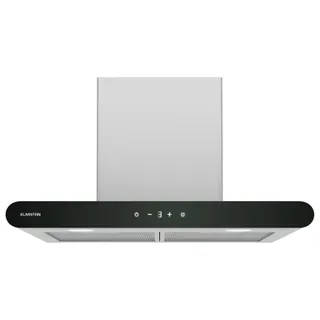 Hotte décorative murale KLARSTEIN CurveVent 60cm 700 m³/h LED 110W A+ inox
