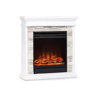 Cheminée électrique KLARSTEIN Nevis Peak 1800 W LED 10-30 °C Blanc