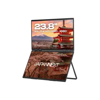 Ecran pc portable JAPANNEXT JN-DMD-IPS238F-C4 23" Double écran Full HD 100Hz IPS USB-C AMD FreeSync support intégré