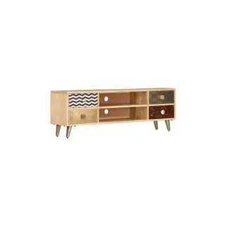 Meuble TV HELLOSHOP26 Meuble télé buffet tv télévision design