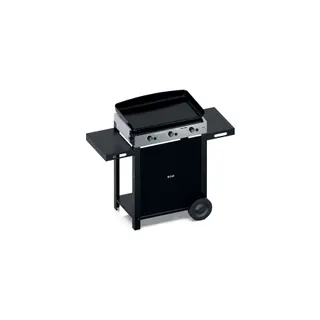 Plancha gaz ENO Combo Initial 65 Inox 3 bruleurs sur chariot, 62x36 cm