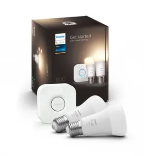 Pack PHILIPS HUE White E27 x2 + pont