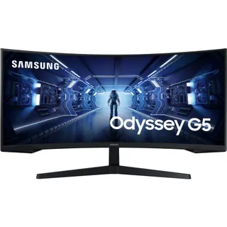 Ecran PC Gamer SAMSUNG ODYSSEY G5 34" Incurvé 1000R WQHD 165Hz VA HDR10 AMD FreeSync