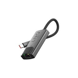 Adaptateur USB-C/Ethernet LNQ 2.5 Gb/s avec Port RJ45 et Câble Tressé