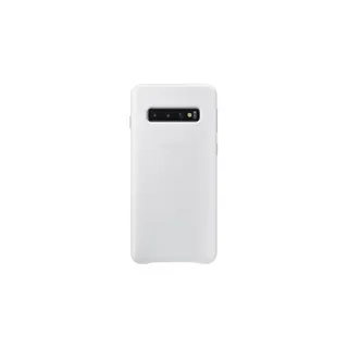 Coque SAMSUNG S10 Cuir blanc