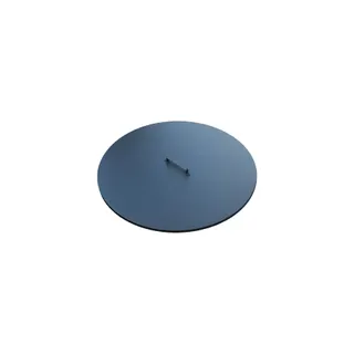 Couvercle barbecue CORTEN HOUSE noir compatible plancha ⌀ 95 cm