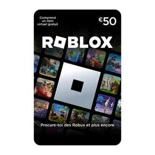 Monnaie virtuelle ROBLOX 50 Euro digital