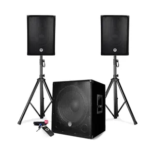 Pack sono BM SONIC Pack sonorisation 2200W - Enceintes + Ca