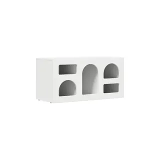 Meuble TV HELLOSHOP26 Meuble TV moderne avec 5 étagères rangem