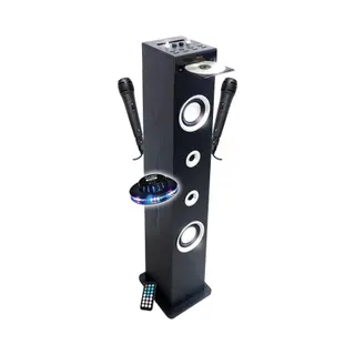 Enceinte Bluetooth INOVALLEY Tour de son Lecteur CD et Karaoké Inoval