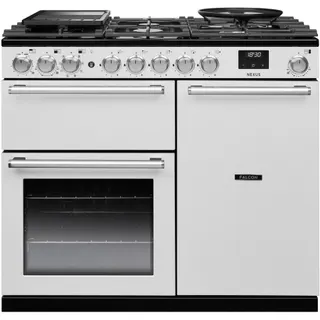 Piano de cuisson gaz FALCON NEXUS NGC TAB GAZ 100 CM BLANC CHROME