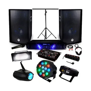 Pack sono IBIZA Pack Sono Ampli AMP-300 + HP BMS-12 de 2